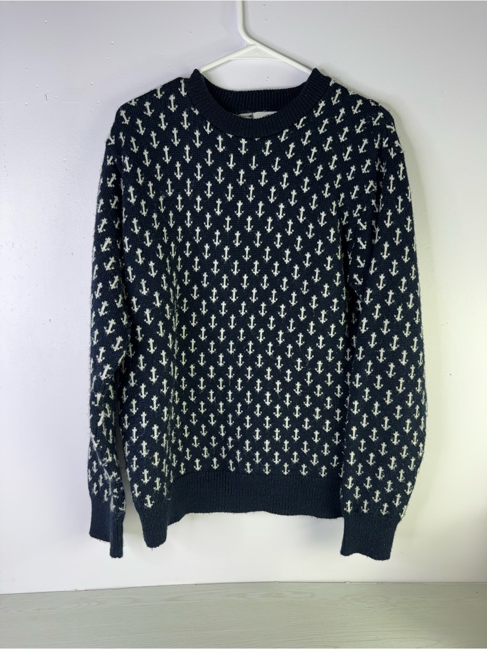 Kiel James Patrick Anchor Sweater size large